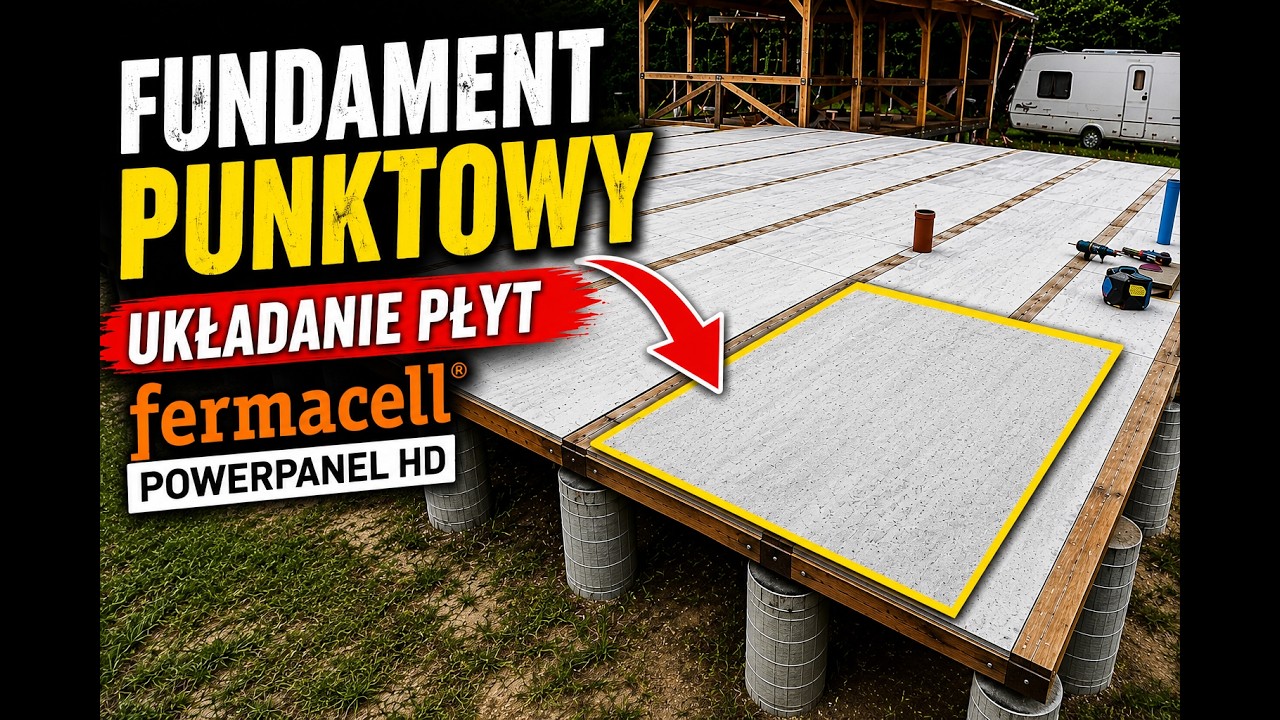 Fundament Punktowy -  Wprowadzenie instalacji #fundamentpunktowy #diy #domszkieletowy