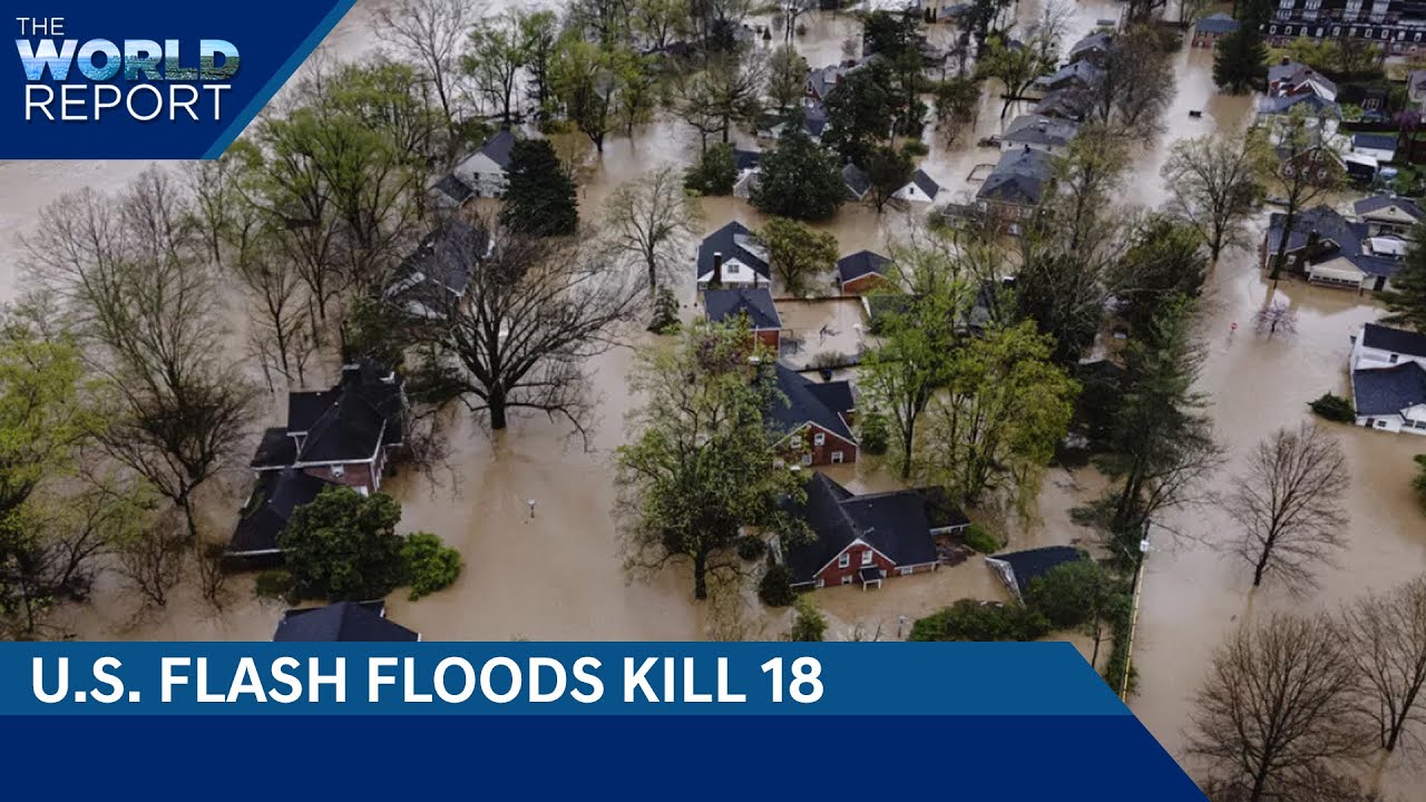 18 Killed In Flash Floods As Extreme Weather Grips Us | The World Report