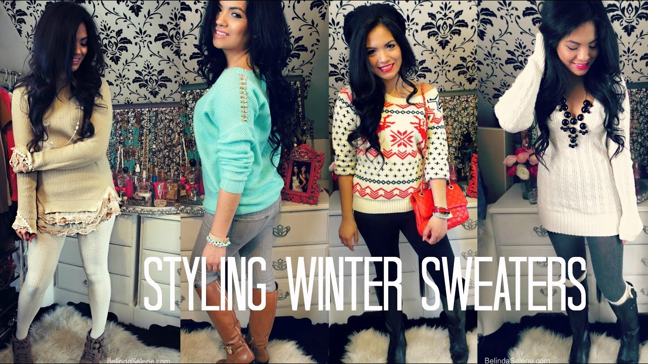 Styling Winter Sweaters - Belinda Selene