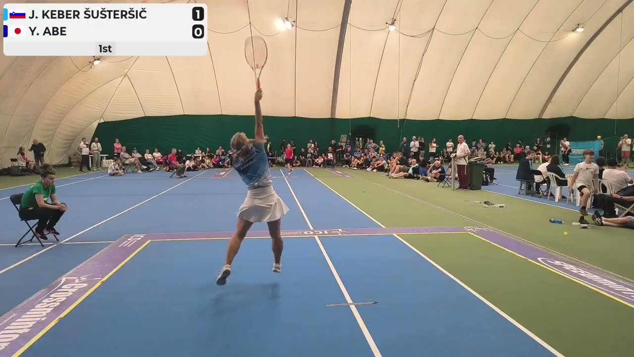 Final Match I Women I J. Keber Šušteršič - Y. Abe I 8th ICO Crossminton WORLD CHAMPIONSHIPS 2025