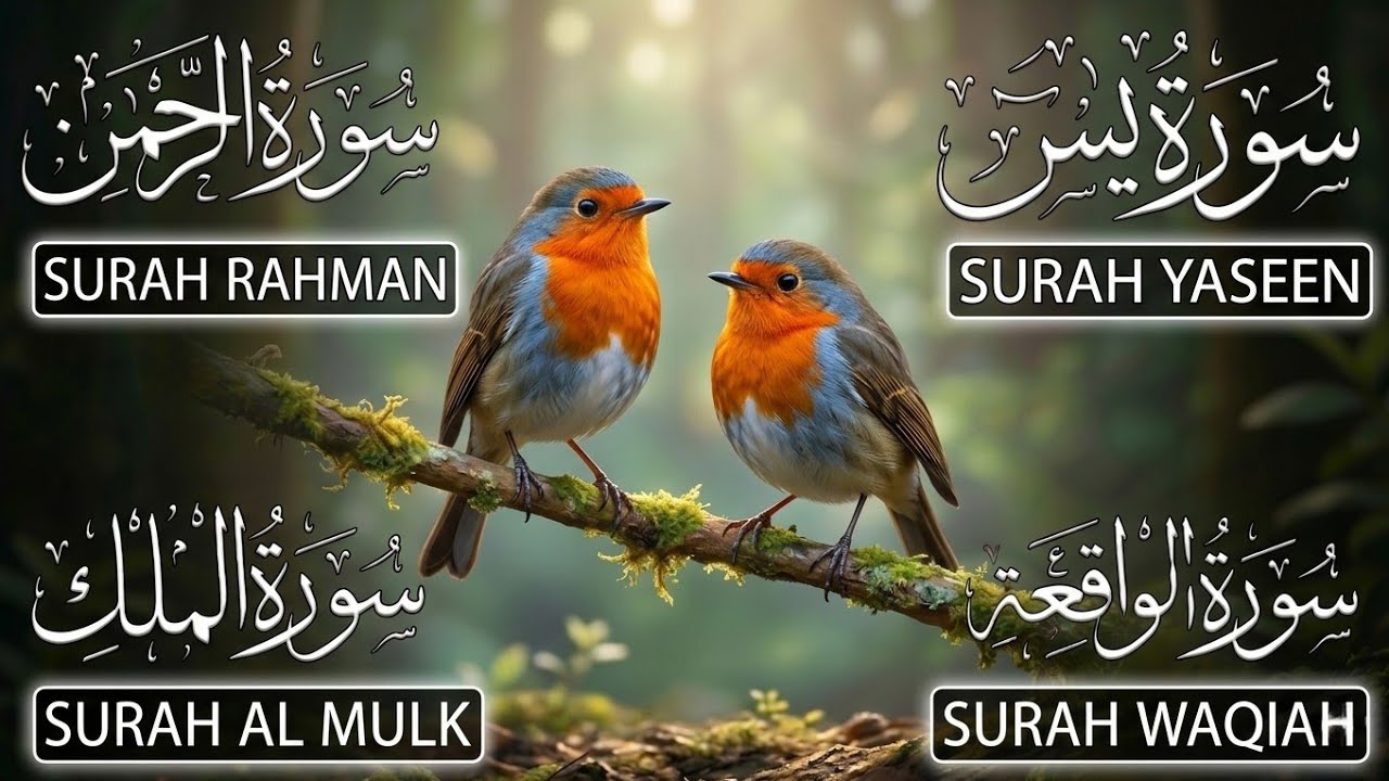 Magical Recitation of Surah Yaseen (Yasin) | Surah Rahman | Surah Waqiah | Surah Mulk EP 135