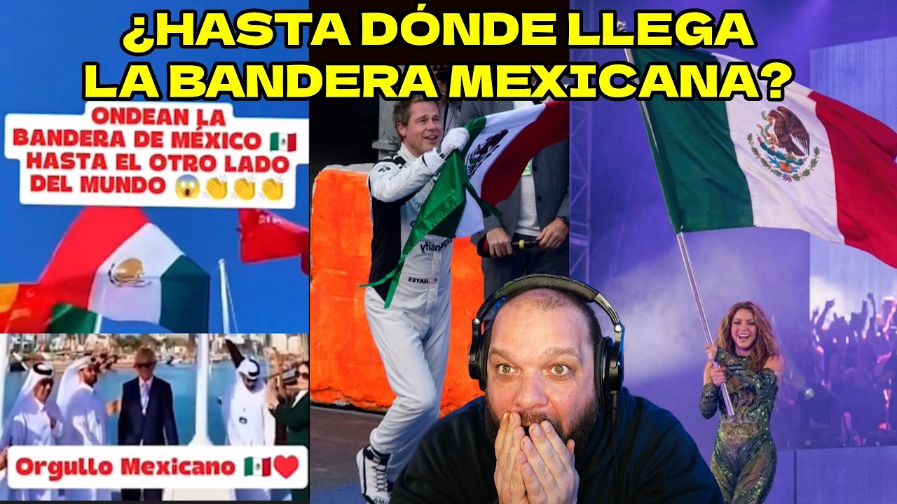 ¿Por qué gente de todo el MUNDO ondea la BANDERA MEXICANA con tanta PASIÓN? JAMÁS he visto algo así