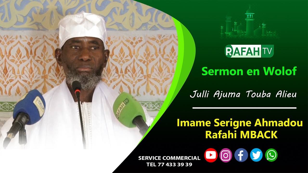 Khoutba Serigne Ahmadou Rafahi Mbacke du 20 MARS 2026
