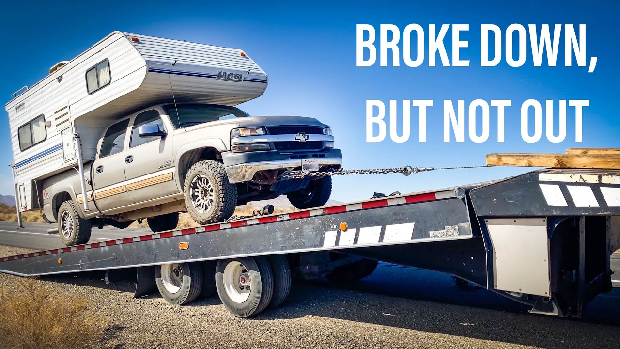 BROKE DOWN on HWY 395 | NOMAD LIFE | RV Living | Truck Camper Living | Van Life