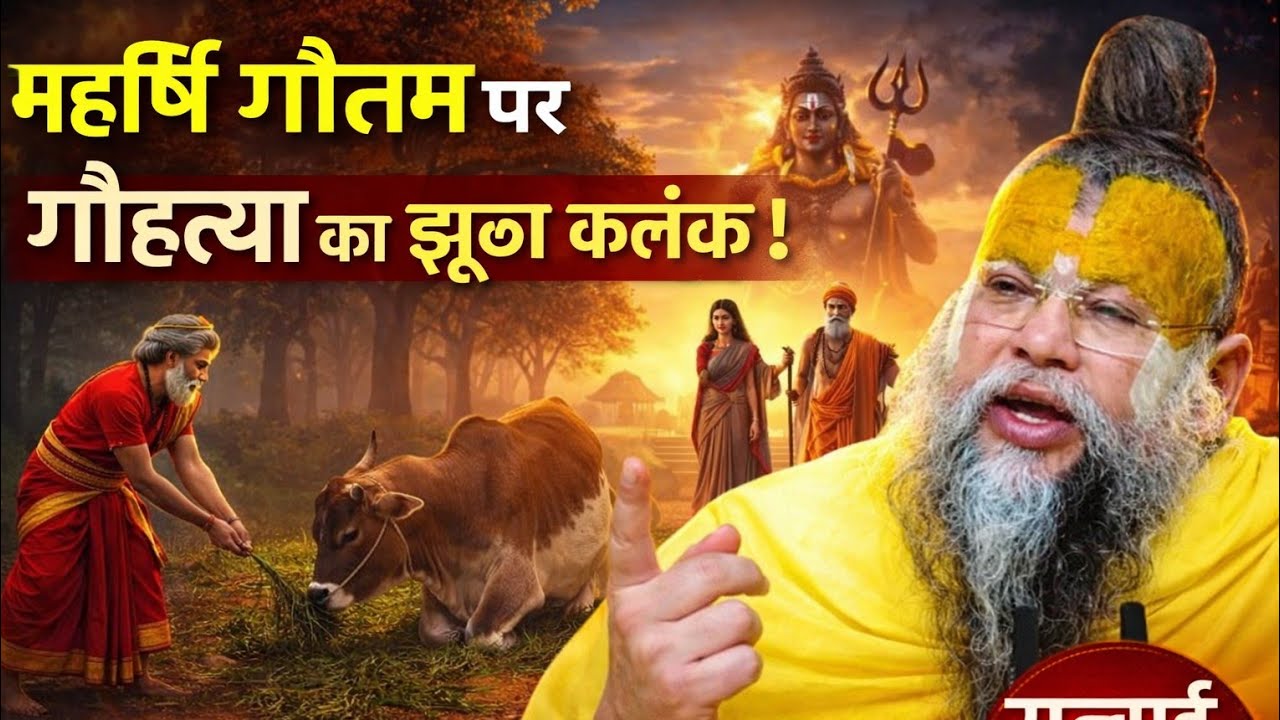महर्षि गौतम पर गौहत्या का झूठा कलंक | गणेश जी की लीला से हुआ बड़ा अनर्थ! | गौतम ऋषि की सच्चाई