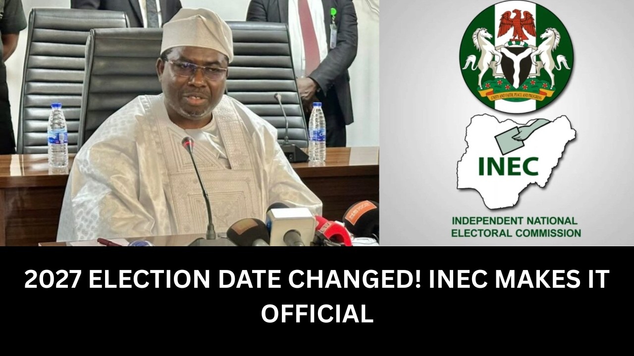 BREAKING! INEC Announces New Date For 2027 Presidential Election As January 16