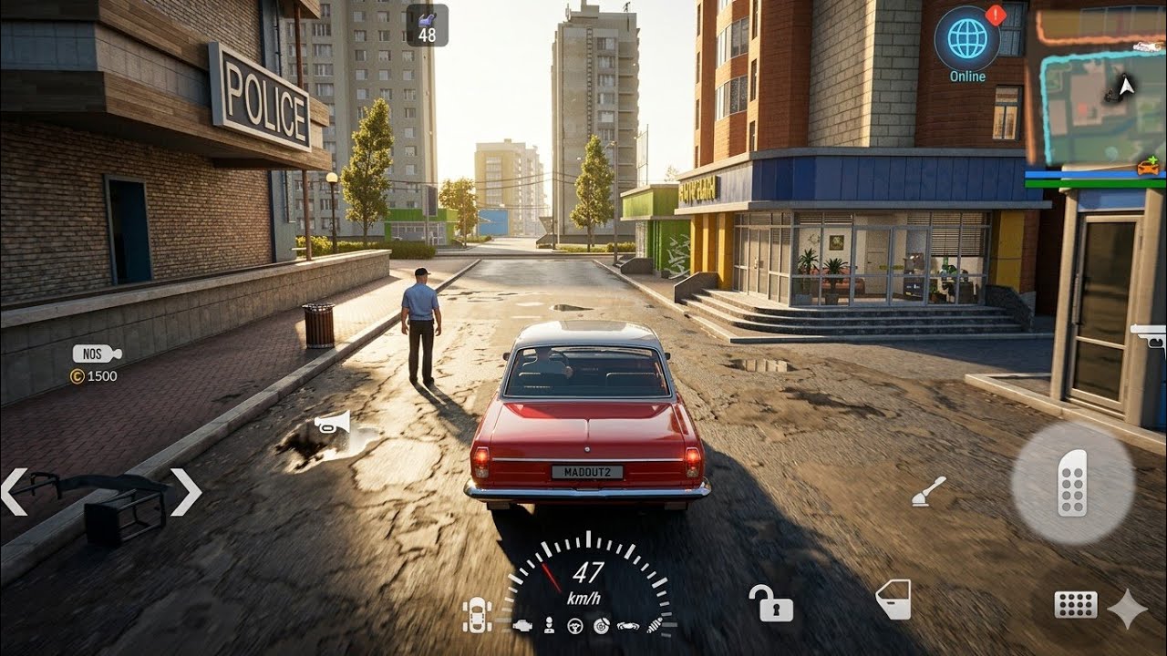 Realistic City Car Driving Gameplay 🚗 Police Station Mission | Ultra Graphics