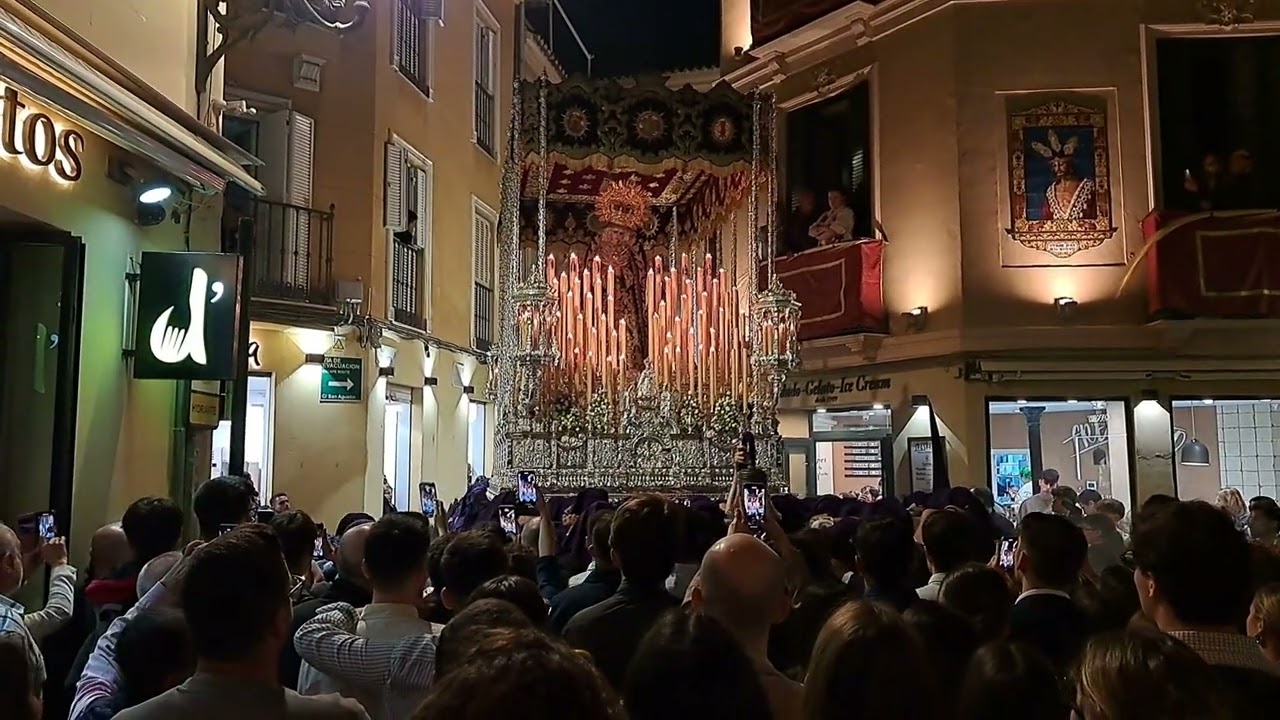 VIRGEN DEL AMOR DOLOROSO ( PASIÓN ) CURVA SAN AGUSTÍN GRANADA  SEMANA SANTA MÁLAGA 2025
