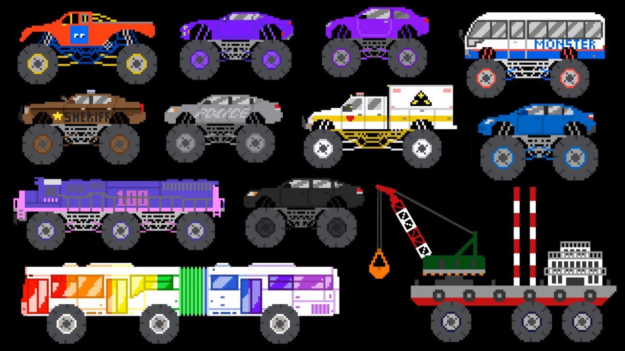 Monster Vehicles 6 - @The Kids' Picture Show