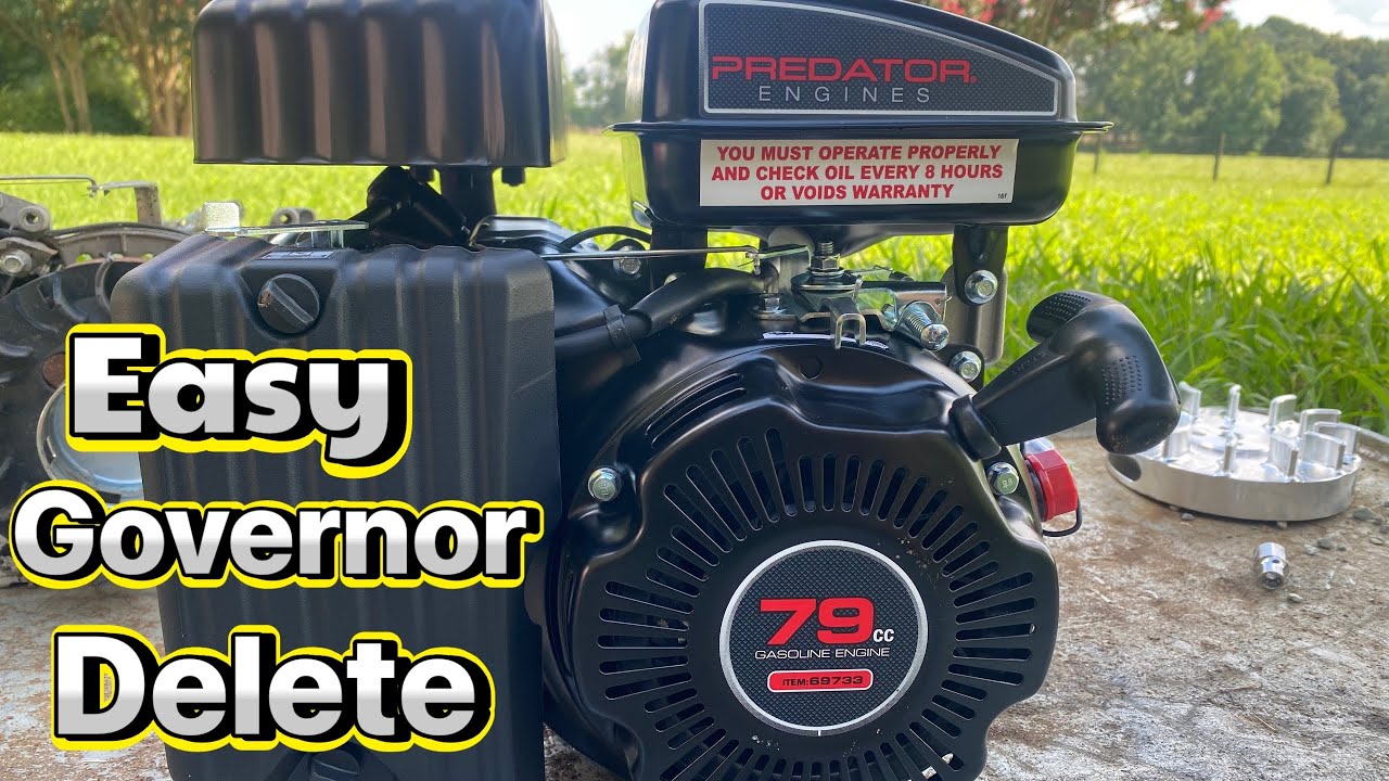 79cc Predator - Easiest Way to Remove Governor and Keep Factory Throttle