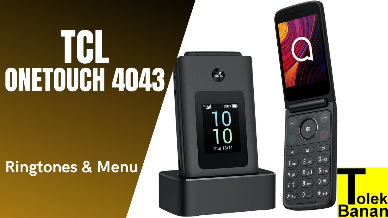 TCL OneTouch 4043 - Unboxing / Menu & Ringtones / Dzwonki - Classic Phone