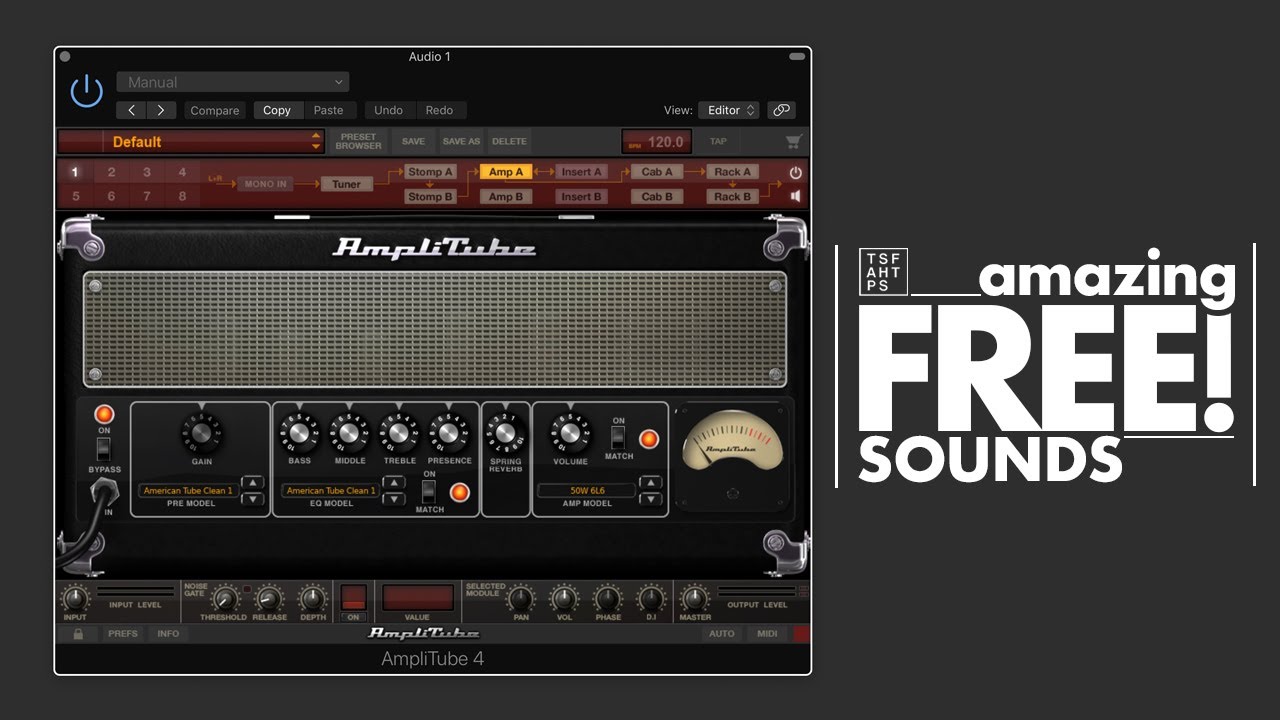 AmpliTube 4 - the FREE sounds