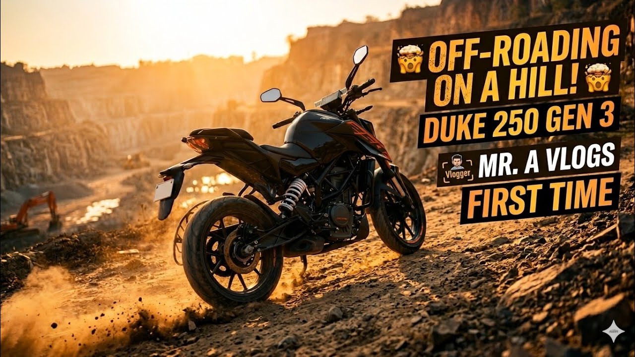 Duke 250 Gen 3 Off-roading On Hills 🤯 | Off-roading | Mr. A Vlogs