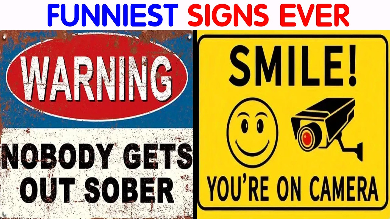 Absolutely Dumb Signs For Those In Need Of A Good Laugh  video compilation #70