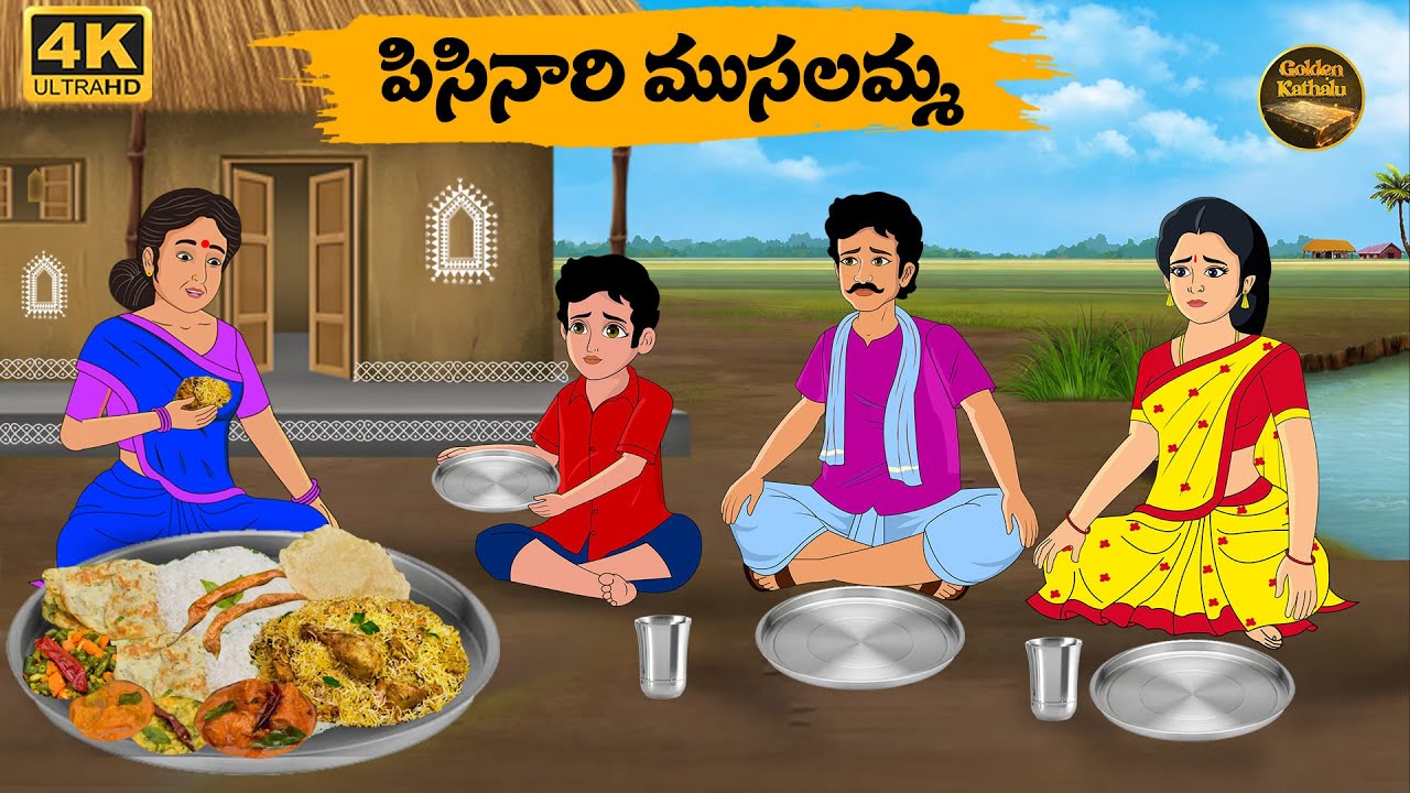 పిసినారి ముసలమ్మా -Telugu stories -Golden Kathalu 22 -Neethi Kathalu Telugu - Telugu Moral Stories