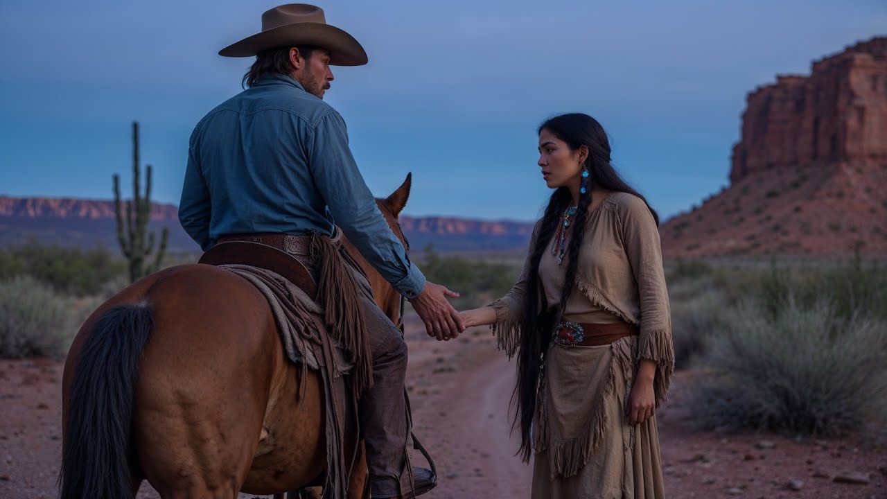 Rugged Cowboy Found Love When He Rescued a Lost Apache Girl on the Lonely Trail