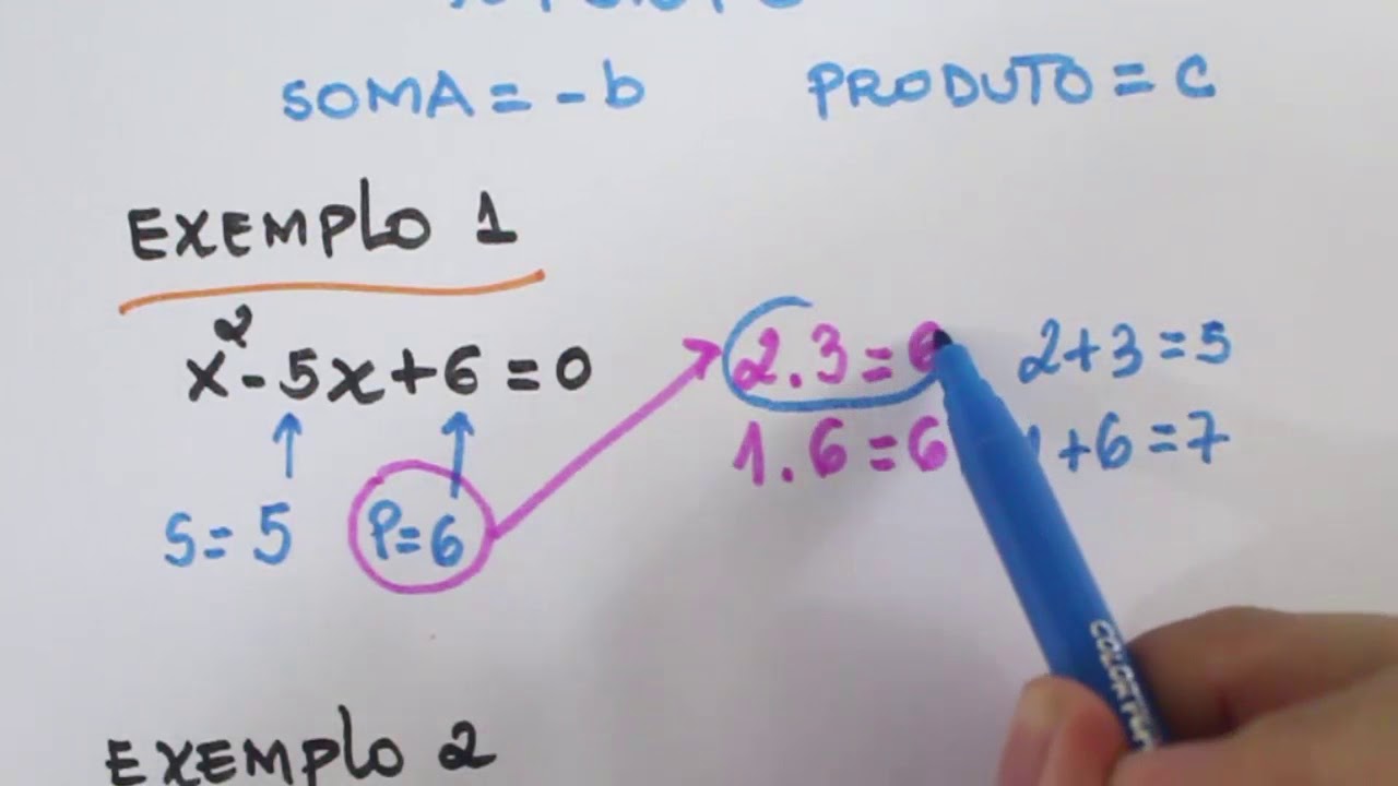 Equação do 2º grau fácil!  SOMA E PRODUTO