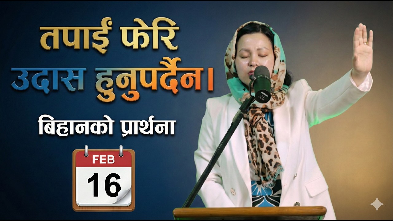बिहानको प्रार्थना || तपाईं फेरि उदास हुनुपर्दैन। - Pratima Bashyal
