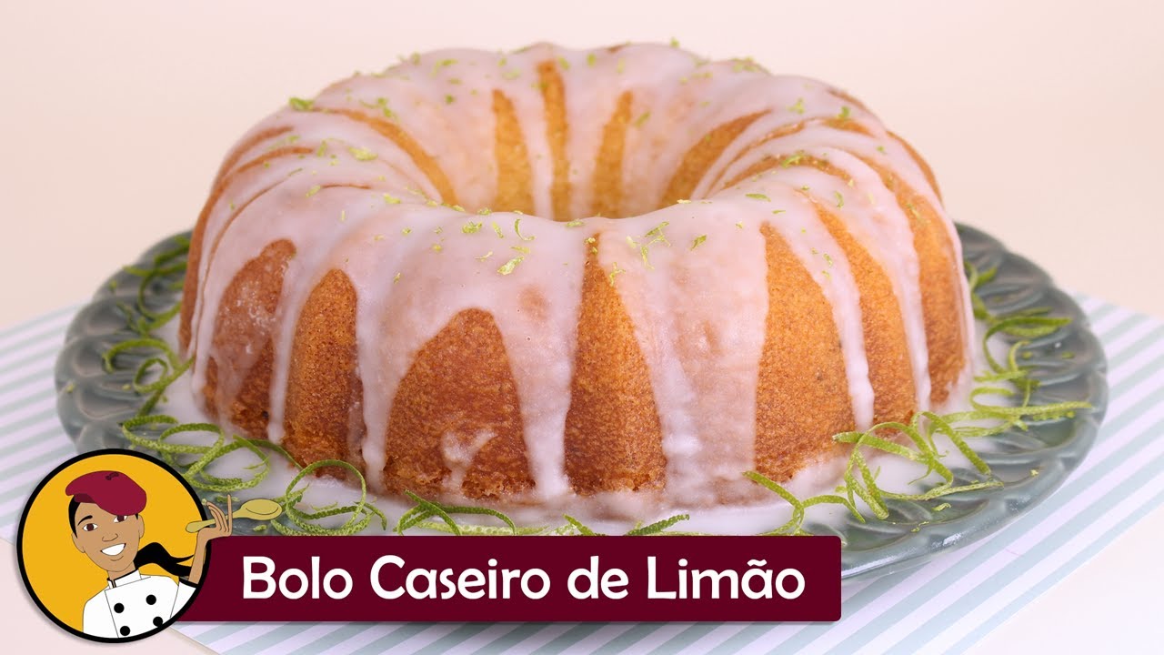 Bolo Caseiro de Limão - Chef Silvia Nicolau