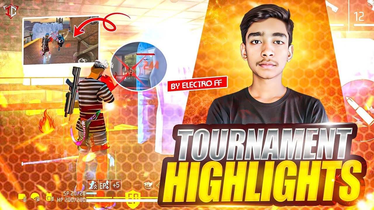TOURNAMENT HIGHLIGHTS BY ELECTRO FF 🎯 || #4 🧿 | UNBELIEVABLE HEADSHOTS 🔥 #freefire #garenafreefire  
