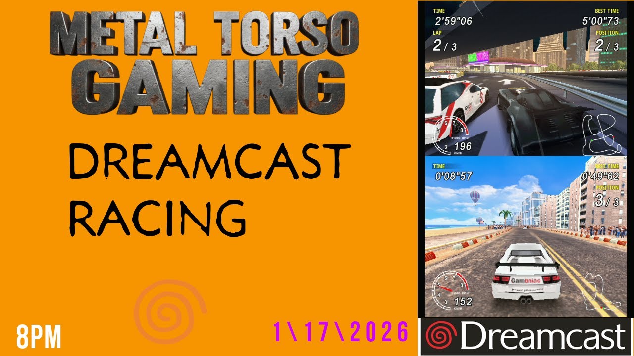 How about some Dreamcast racing ? 8pm est