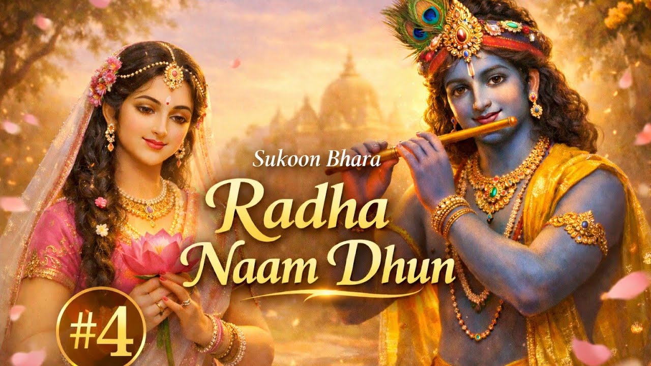 Energetic radha naamavali | Radha Naam #4 | Peaceful Meditation Dhun