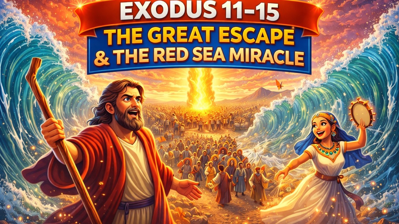 The Red Sea Miracle Animated for Kids BIble Stories For Kids