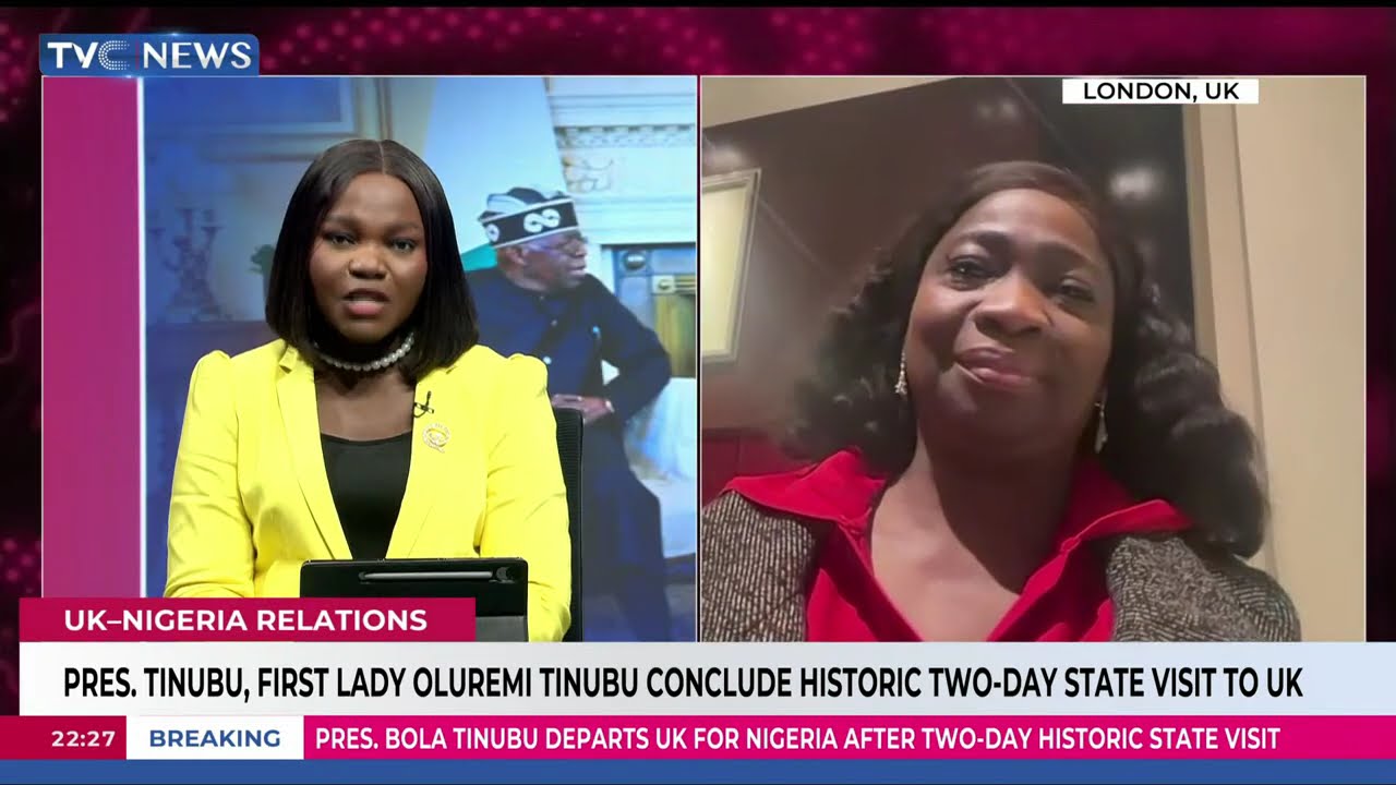 NIDCOM Chairman, Abike Dabiri-Erewa Highlights Gains of Pres. Tinubu's UK State Visit 
