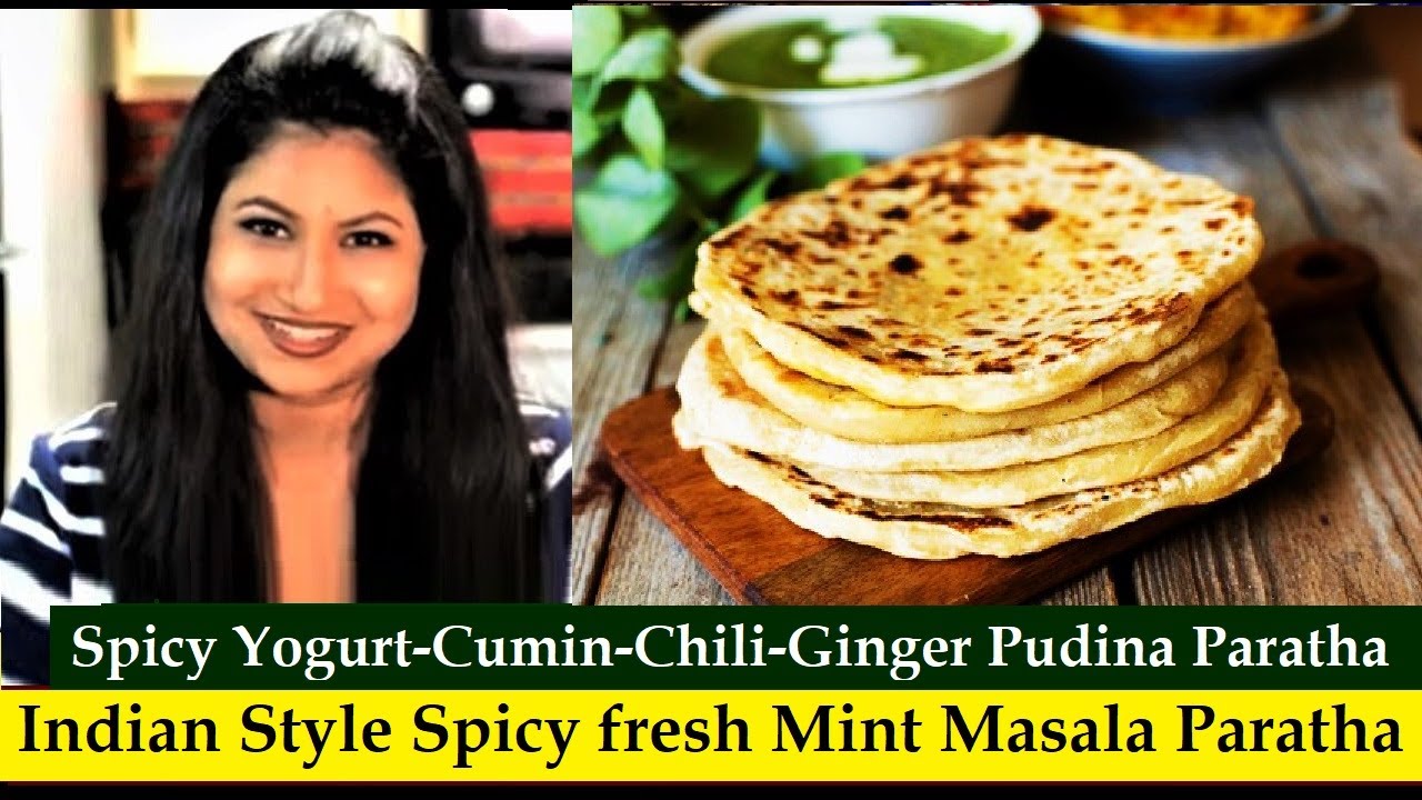 Pudina Masala Paratha | Quick Pudina Paratha | Indian Mint Paratha | Very Easy Pudina Paratha