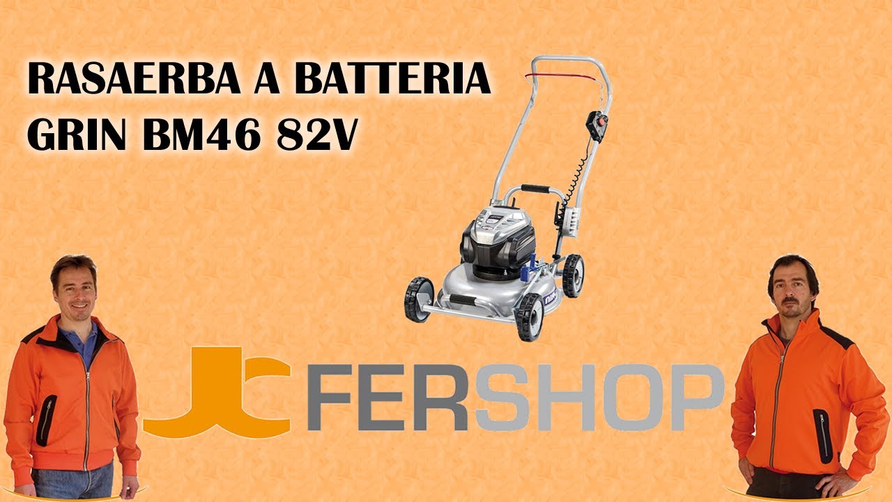 FERSHOP - Rasaerba GRIN a batteria