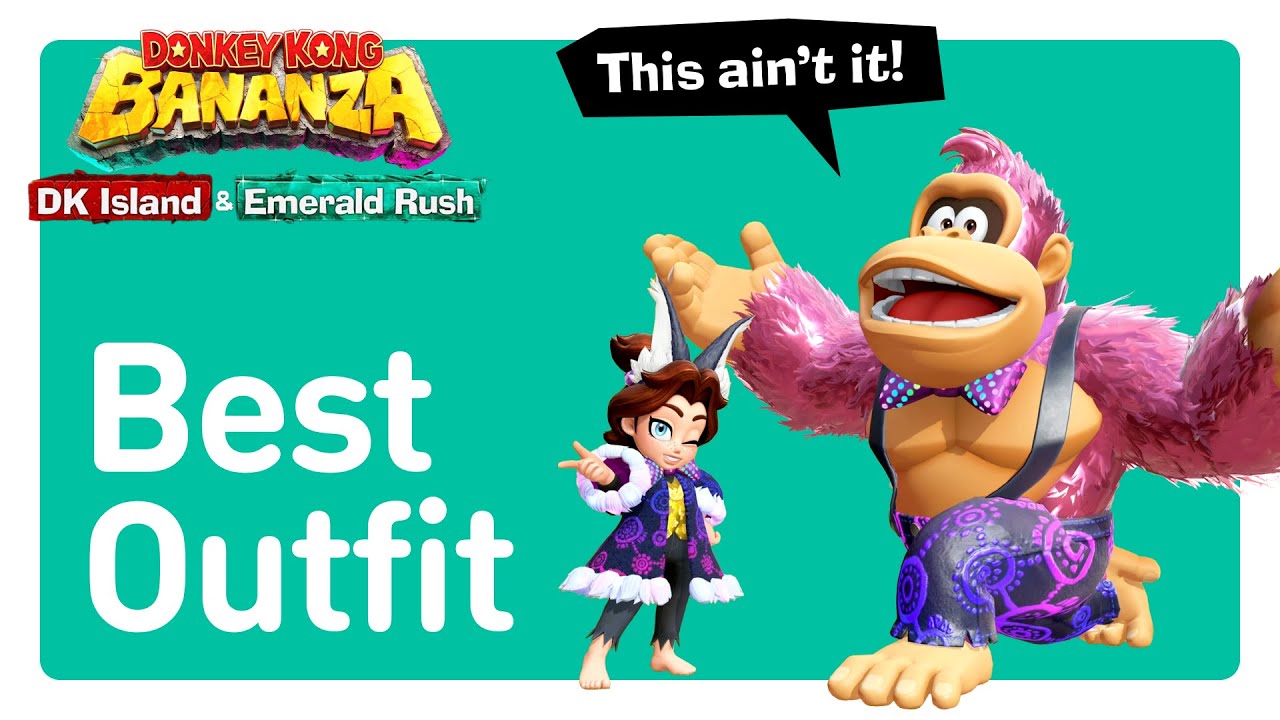Donkey Kong Bananza: Emerald Rush — ЛУЧШИЙ наряд для V ранга | Руководство по выбору снаряжения |...
