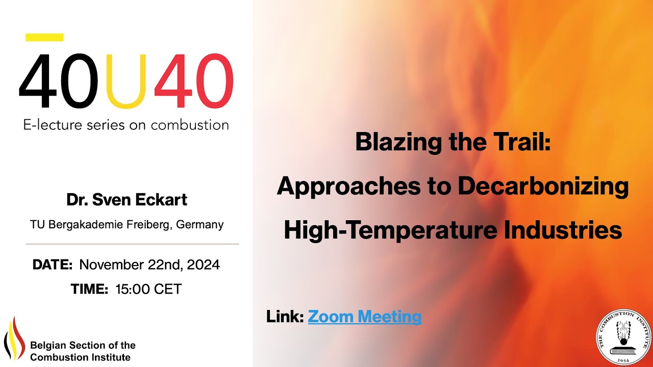 Sven Eckart - Blazing the trail: approaches to decarbonizing high-temperature industries
