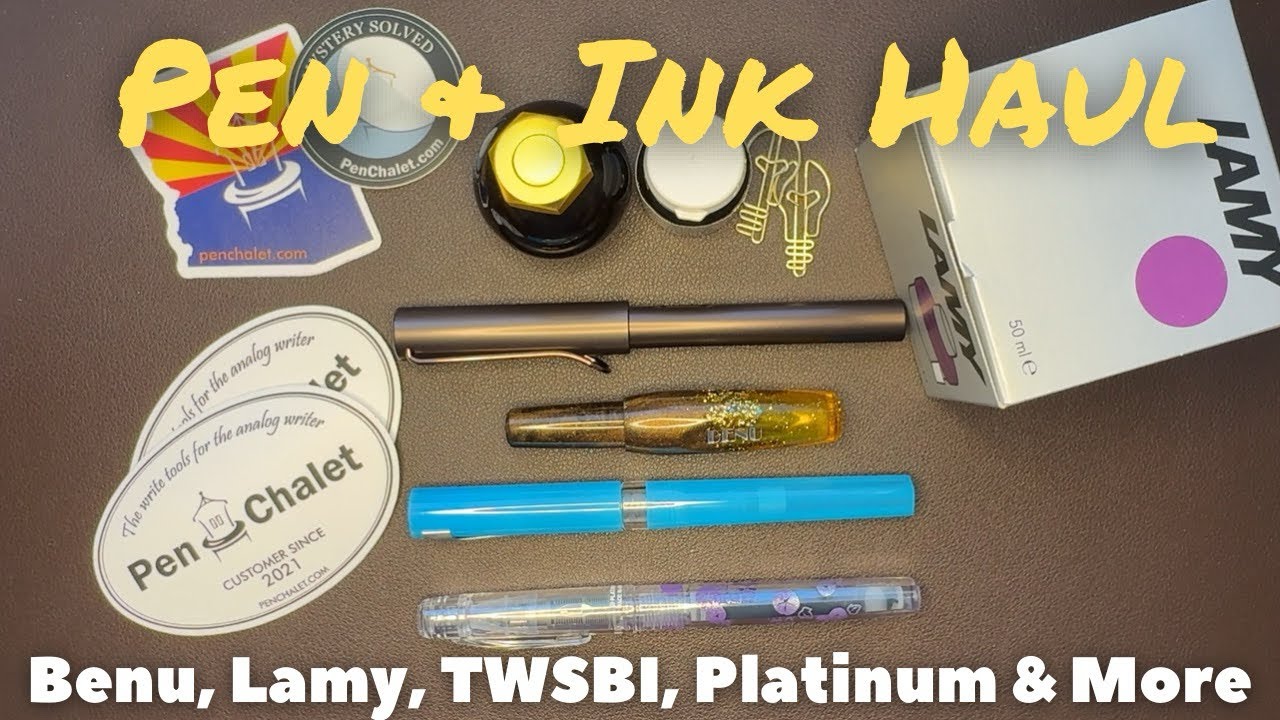 Pen Chalet Fountain Pen & Ink Haul | Benu Pixie, Lamy LX & More #fountainpen #fountainpenink