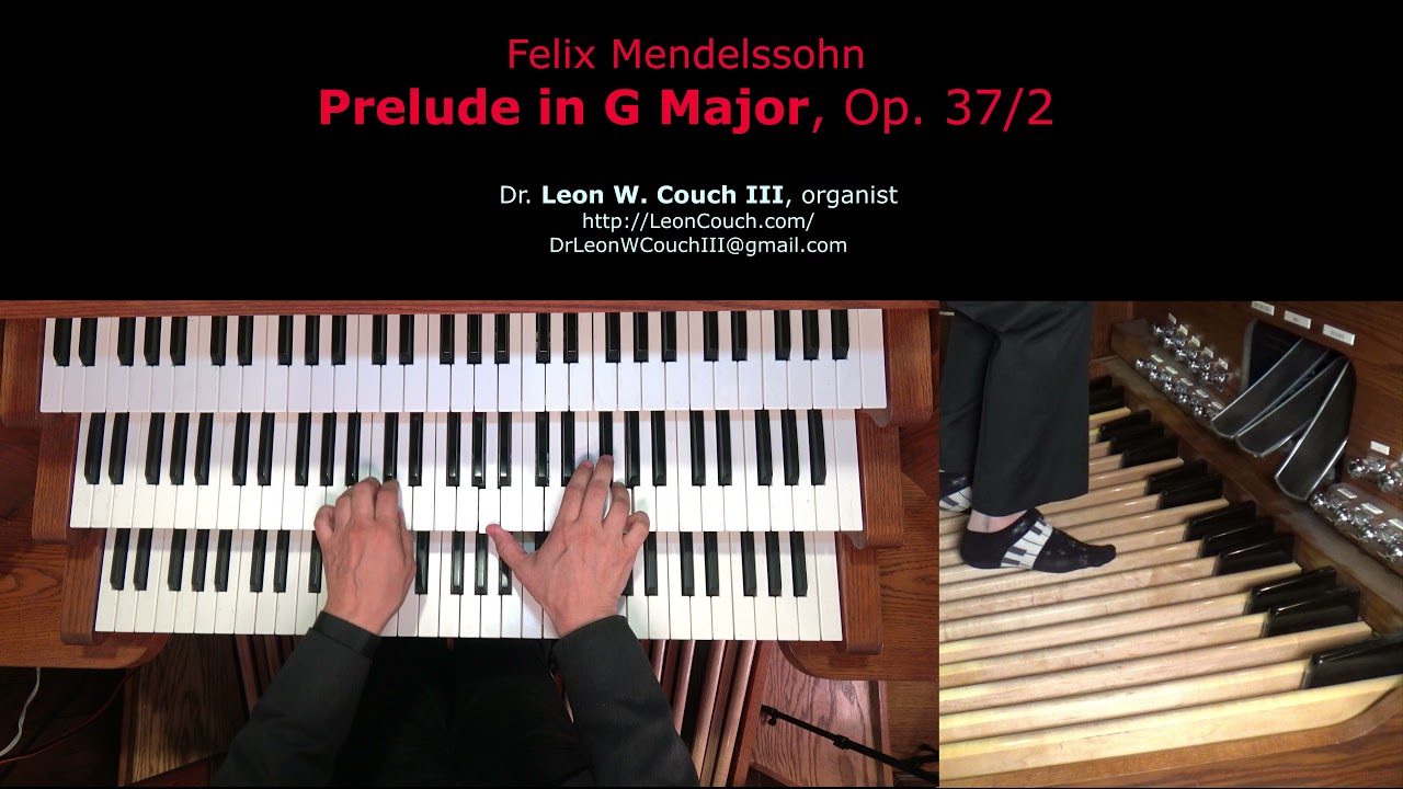 Mendelssohn, Prelude in G Major, Op. 37/2