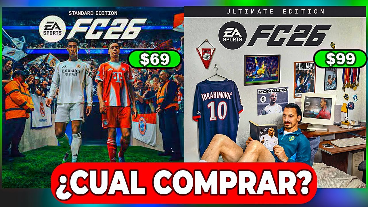 ¿QUE TRAE LA EDICION ULTIMATE Y ESTANDAR DE EA FC26?✅ ¿CUAL COMPRAR?