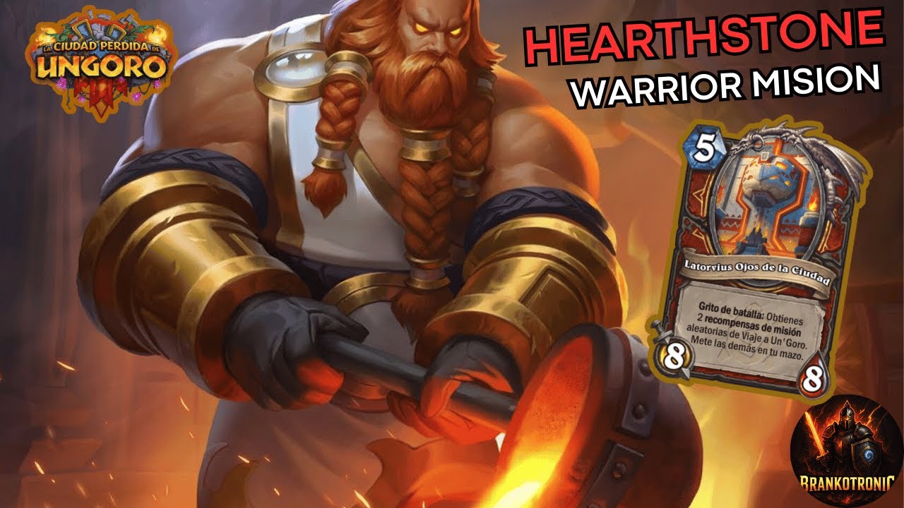 El Mazo que Gana por Agotamiento: Guerrero Control Misión (HEARTHSTONE)