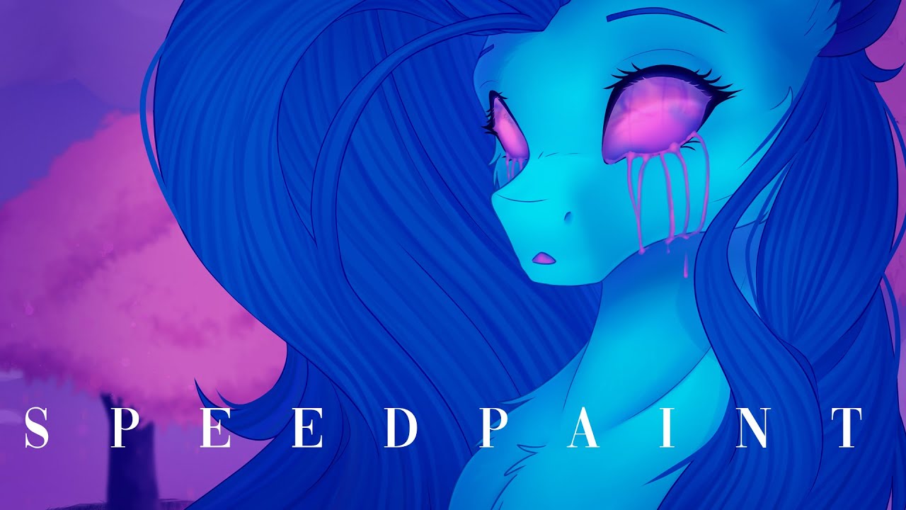 ManeBlue | PastelGore | Speedpaint