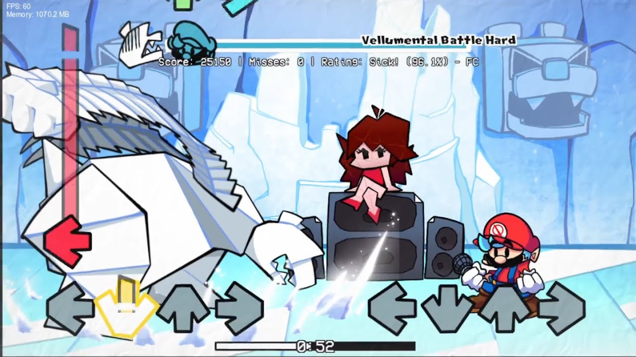 Friday Night Funkin' THE ORIGAMI KING v.2.0 - Vellumental Battle (FC)