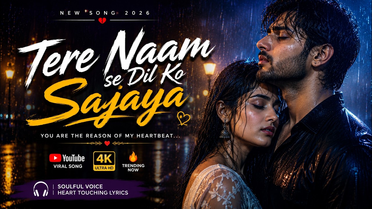 ❤️ Tere Naam se Dil Ko Sajaya | Romantic Hindi Love Song | Heart Touching Melody