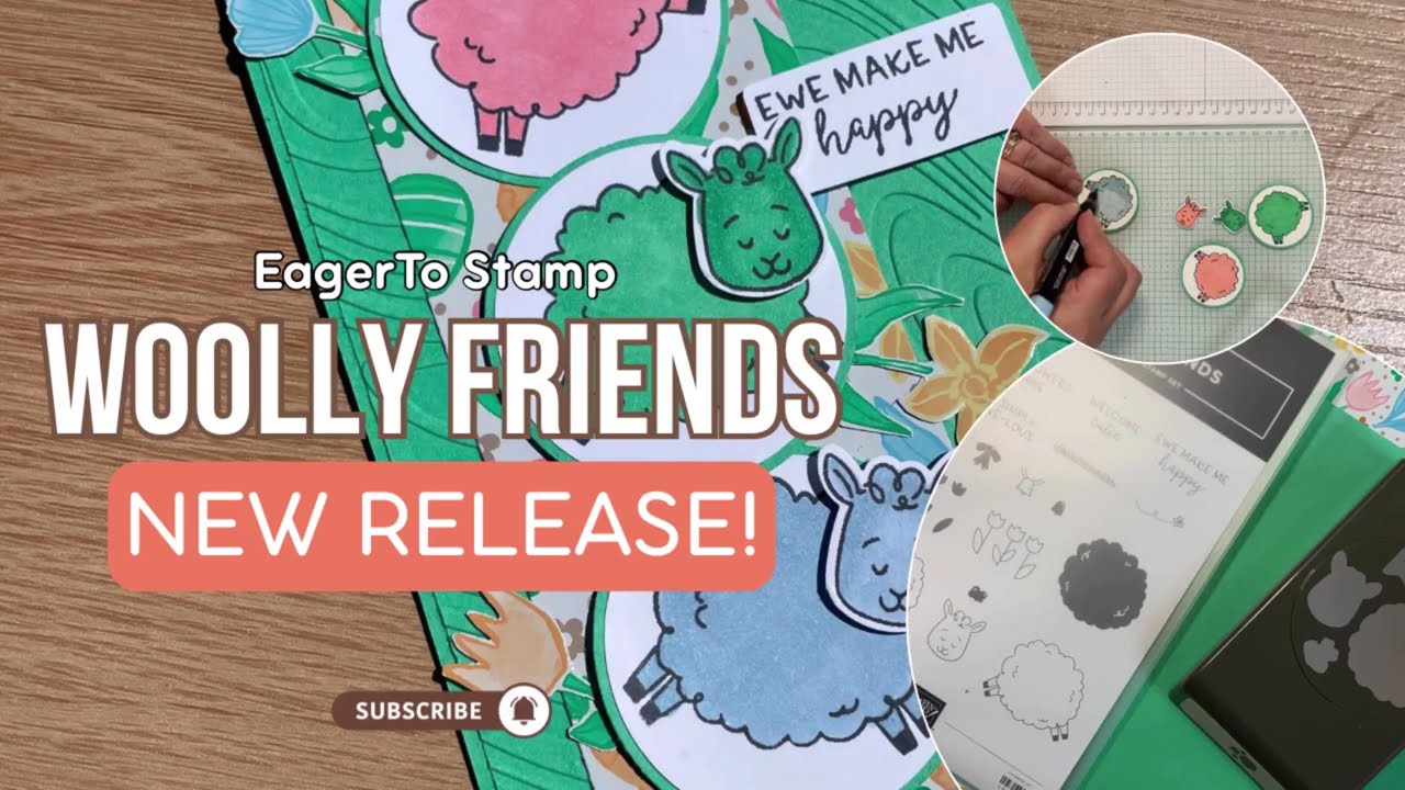 A Simple Handmade Woolly Friends Card Anyone Can Make