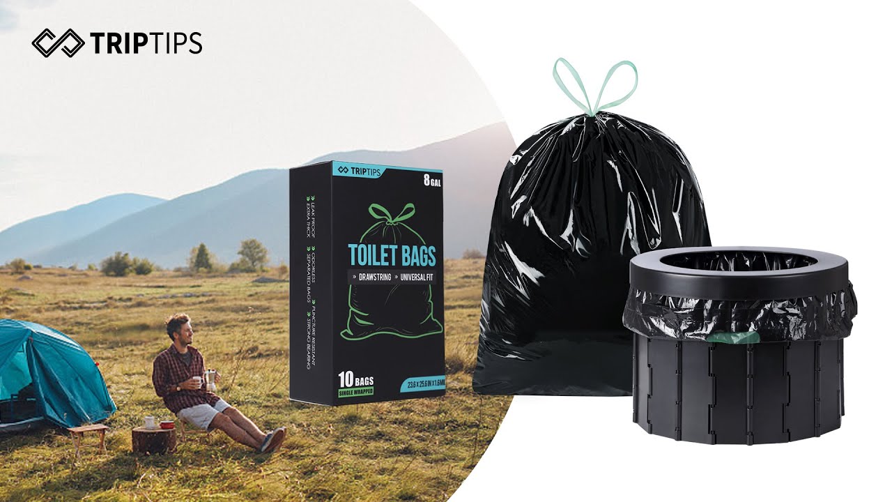 TRIPTIPS Portable Toilet Bags (Single Wrapped)
