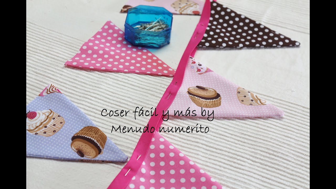 How to make a pattern for garlands or pennants