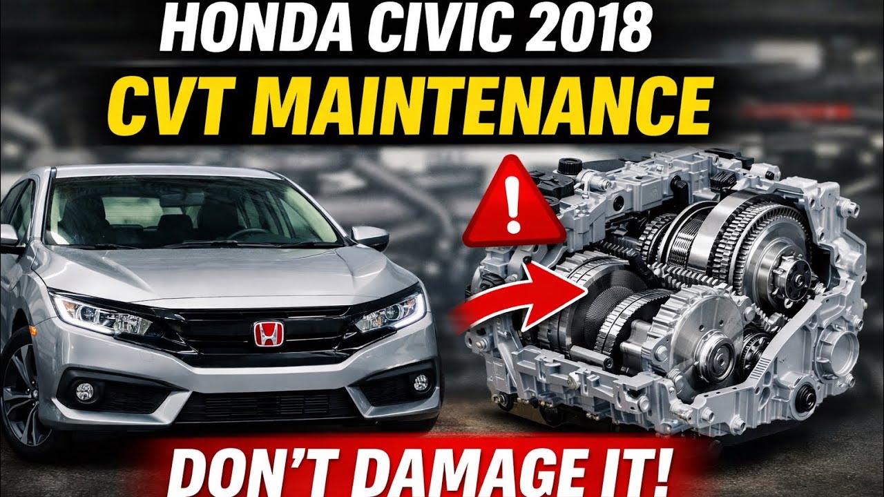 How to Maintain Honda Civic 2018 CVT Transmission | Full Guide