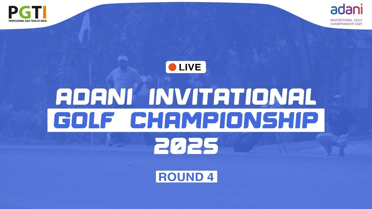 Round 4 Live Telecast | Adani Invitational Golf Championship'25 | Jaypee Greens Golf & Spa Resort