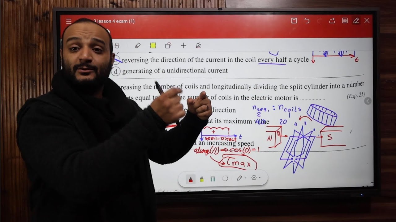 chapter 3 - lesson 4 - part 2 - questions of previous years exams - (حل المعاصر 2026)