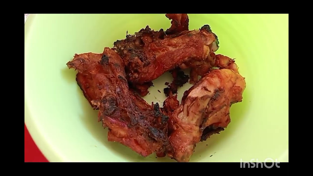 Asando pollito 🍗 para el lonche Demi esposo😋♥️
