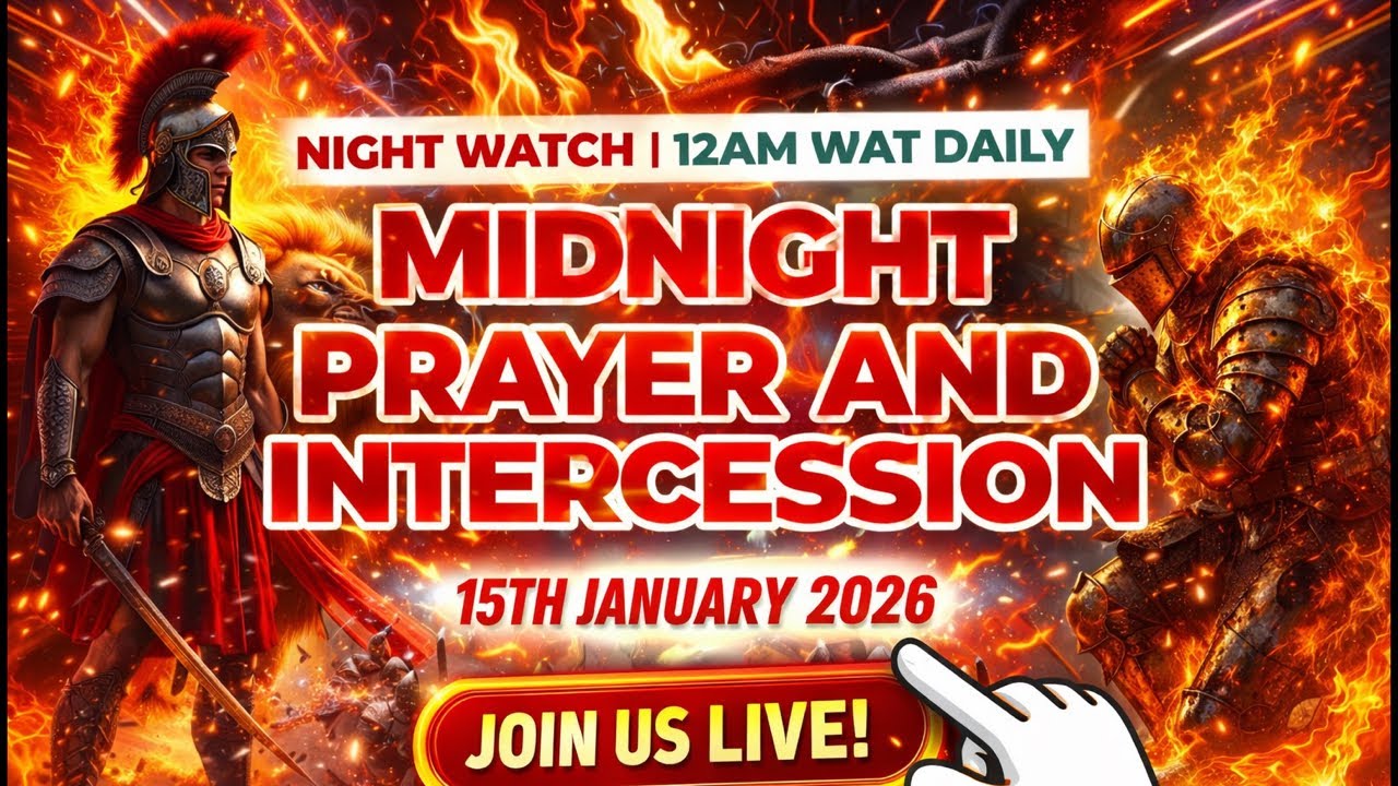 NIGHT WATCH  || MIDNIGHT PRAYER AND SUPPLICATION || 15TH JANUARY 2026