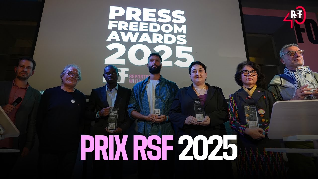 Церемония вручения премии RSF 2025
