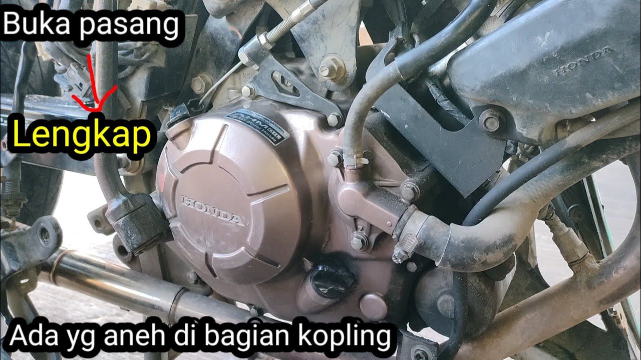 Buka pasang kampas kopling Sonic 150 k56