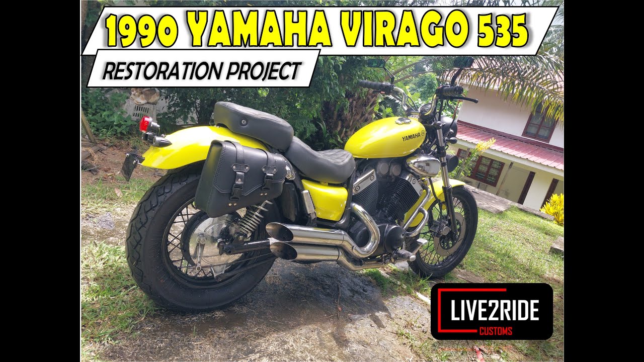1990 YAMAHA VIRAGO 535 RESTORATION